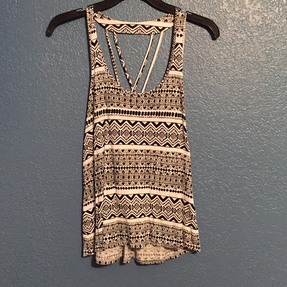 Black and White Tribal Tank
