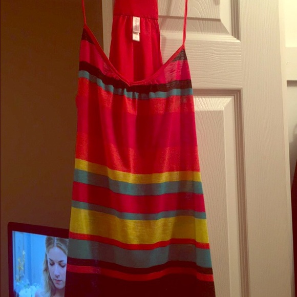 Multicolor tank top! Size large!