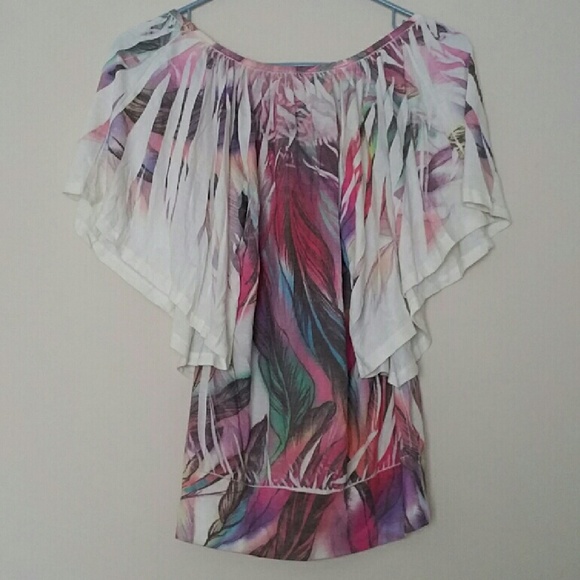 PacSun, Threads Batwing Flowy Top - Picture 2 of 3