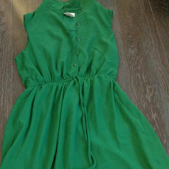 Green vintage dress