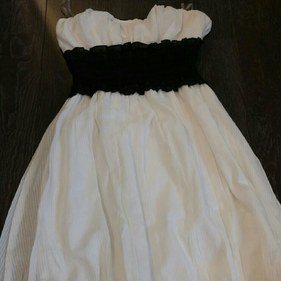 Black and white dress