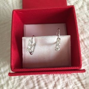 1/2 karat real diamond earrings