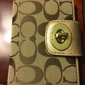 Authentic coach wallet