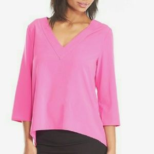 Bright Woven Vee Top