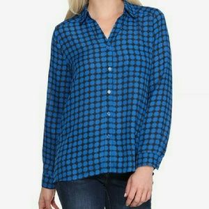 Window Plaid Blouse