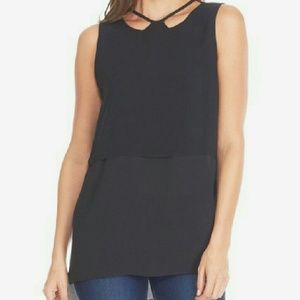 Tiered Cut Out Detail Top