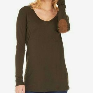 Elbow Patch Top