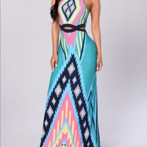 A maxi dress