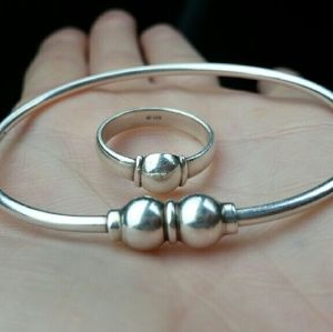 Cape Cod Double Ball Bracelet and Ring