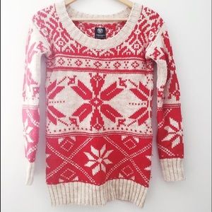 American Eagle chunky knit fair isle sweater