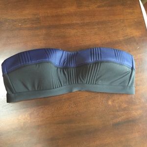 Athleta bikini top. Black and navy. Super cute.