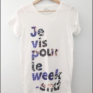 JCrew Graphic Tee