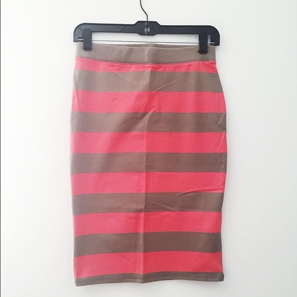 Jersey Knit Pencil Skirt