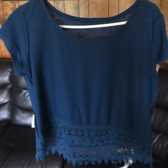 Navy blouse
