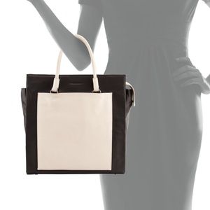 CHARLES JOURDAN TWO TONE PEBBLE BAG NEW