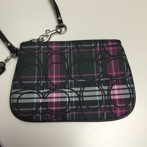 Coach Tartan Plaid Writlet