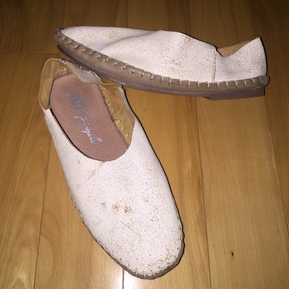Free People On the Move Leather slip on moccasin 7