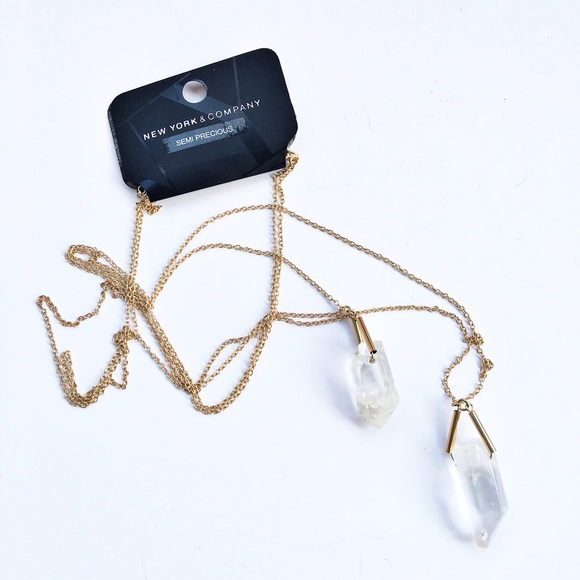 NY&Co • Layered Crystal Necklace - Picture 2 of 5