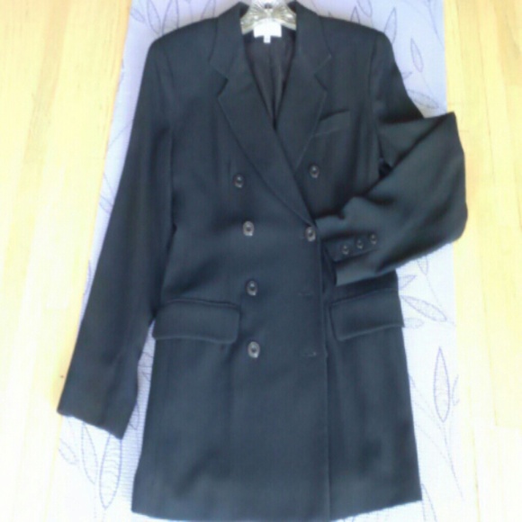Kenar black double breasted jacjet