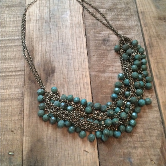 Layered turquoise necklace