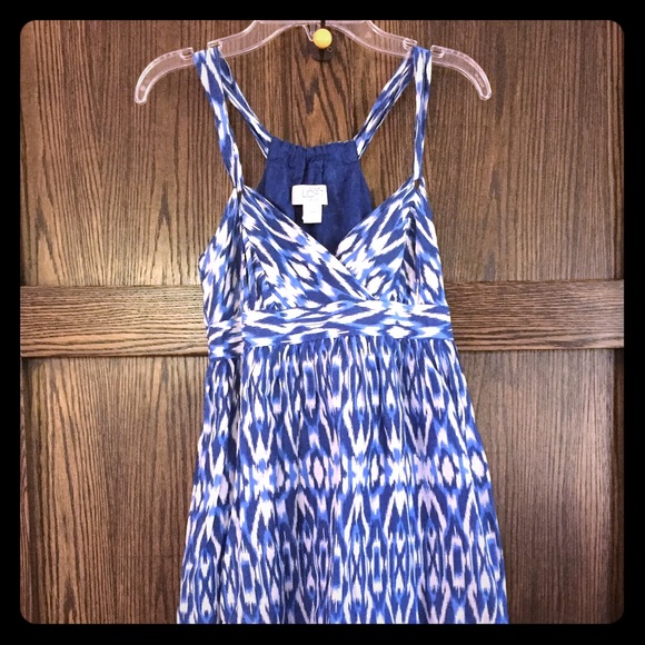 Ann Taylor Loft ikat dress 00P