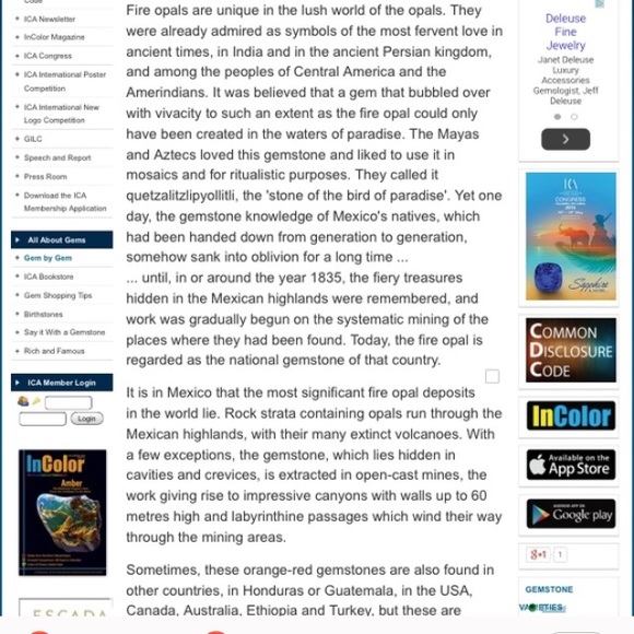 What is artisan fire opal jewelry?