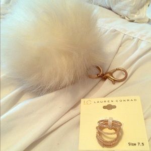 NWT Lauren Conrad rose gold rings! SIZE 7.5