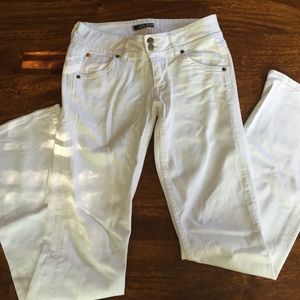 Hudson white denim jeans size 26