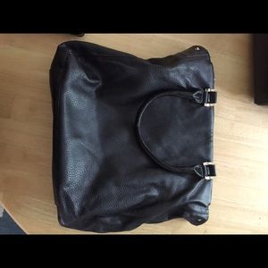 Leather-slouch tote bag!