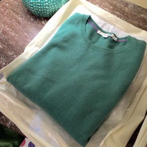 NWOT Boden Cashmere Green Sweater