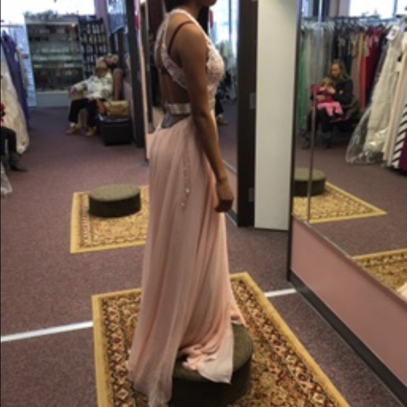 Pink Long Prom Dress - Picture 2 of 2