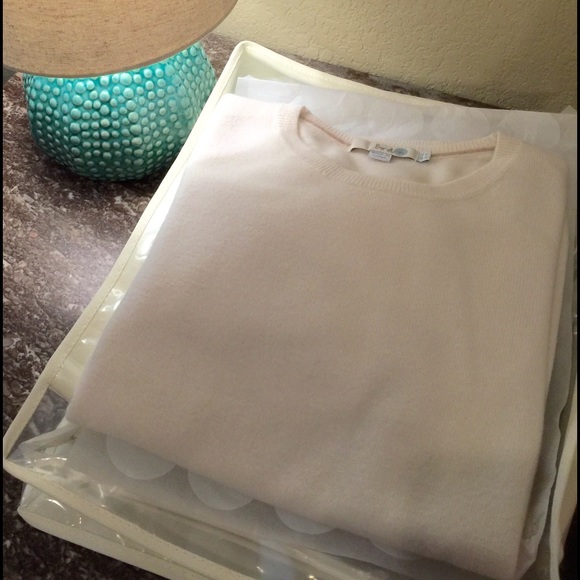 NWOT Boden Cashmere Ivory Sweater