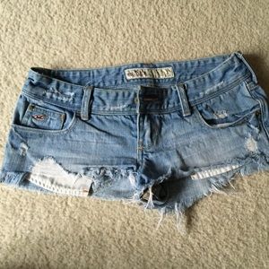 Denim shorts