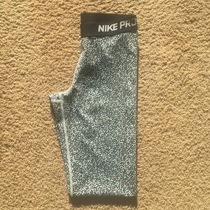 Cheetah Print Nike Pro Workout Pants