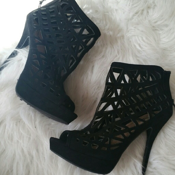 Caged heels.