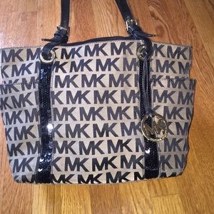 Black Sparkly Michael Kors Bag