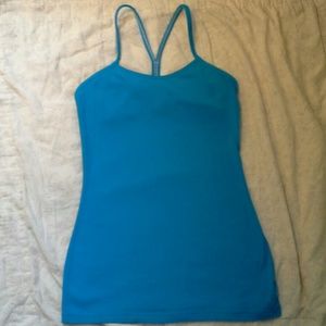 Lululemon size 4 blue tank
