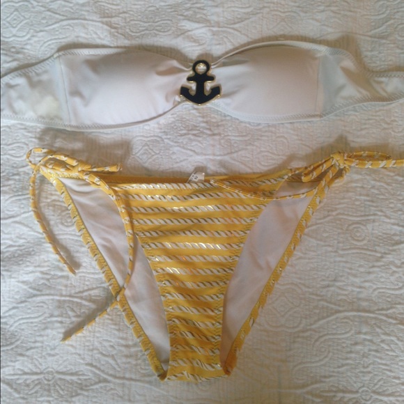 NEW nautical bikini-size small