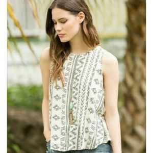 Francesca's printed tank top