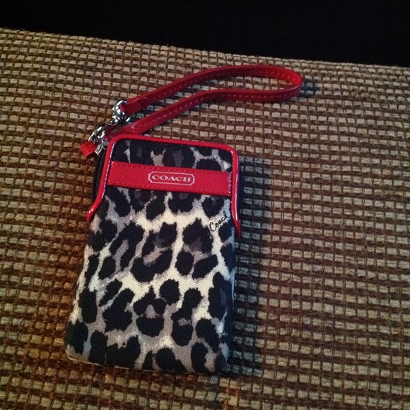 Coach Red Ocelot Leopard Set - Picture 3 of 4