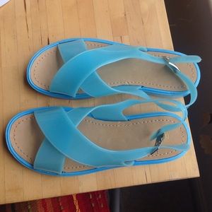 Soft comfy Water Resistant Blue Beach Sandals