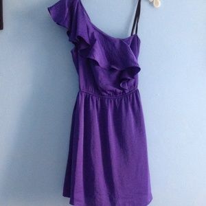 Bcbg generation one shoulder pocket dress