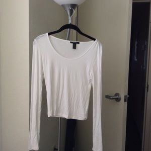 Long sleeve ribbed knit