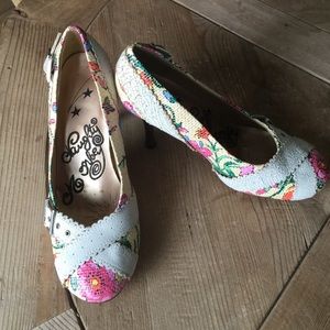 Naughty Monkey Pumps size 8