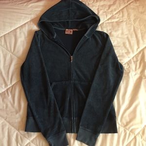 Juicy Couture terry cloth hoodie.
