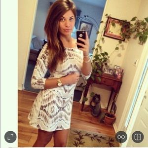 Brown/cream colored dress!