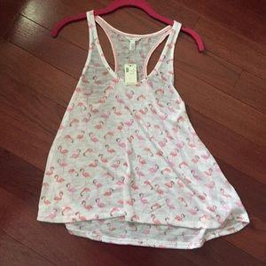 NWT Aeropostale flamingo tank