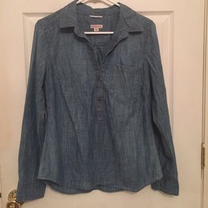 Long Sleeve Chambray Shirt