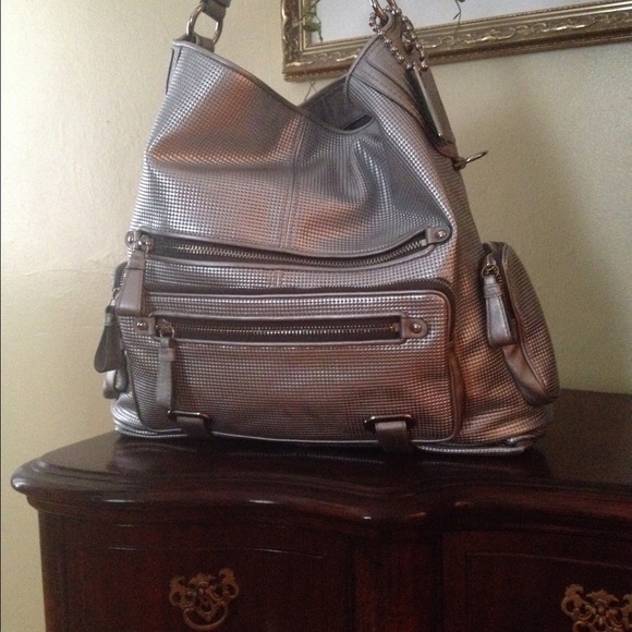 Coach Platinum Shoulder Bag