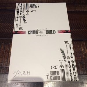 Brand new in package Flash tattoos "Child of Wild"